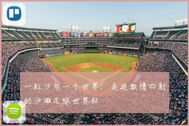 一粒沙与一个世界:走进激情四射的沙滩足球世界杯
