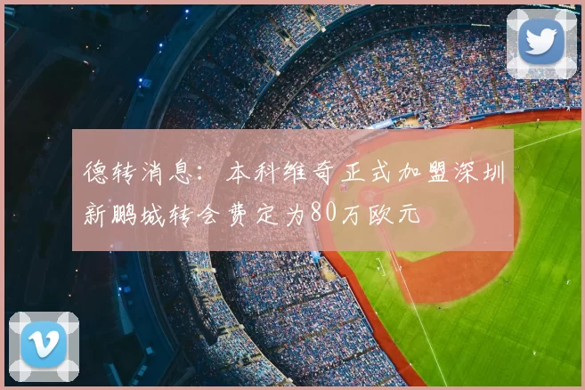 德转消息:本科维奇正式加盟深圳新鹏城转会费定为80万欧元